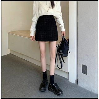 (BIG SIZE) Chân váy chữ A dạ nhũ