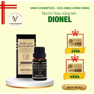 Nước Hoa Vùng Kín Thơm lâu, Quyến rũ, Kháng khuẩn, Làm sạch DIONEL SECRET LOVE Hàn Quốc lọ 5ml