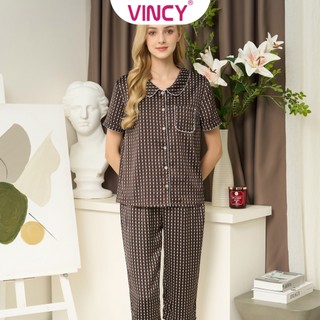 Bộ đồ satin lửng nữ vincy bls010w31