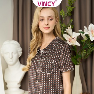 Bộ Đồ Satin Lửng Nữ Vincy BLS010W31