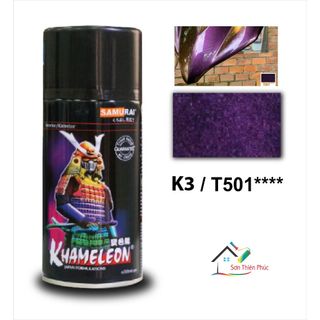 Sơn xịt samurai màu 3d tím than - t501* . 300ml