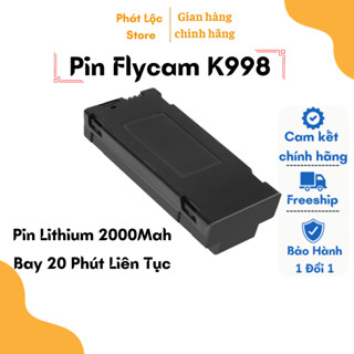 Pin Flycam K998 pro max, dung lượng pin siêu lớn