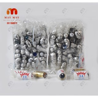 Phôi nút dâu bọc vải - Nút bọc vải nút dâu 1 bịch 50 nút