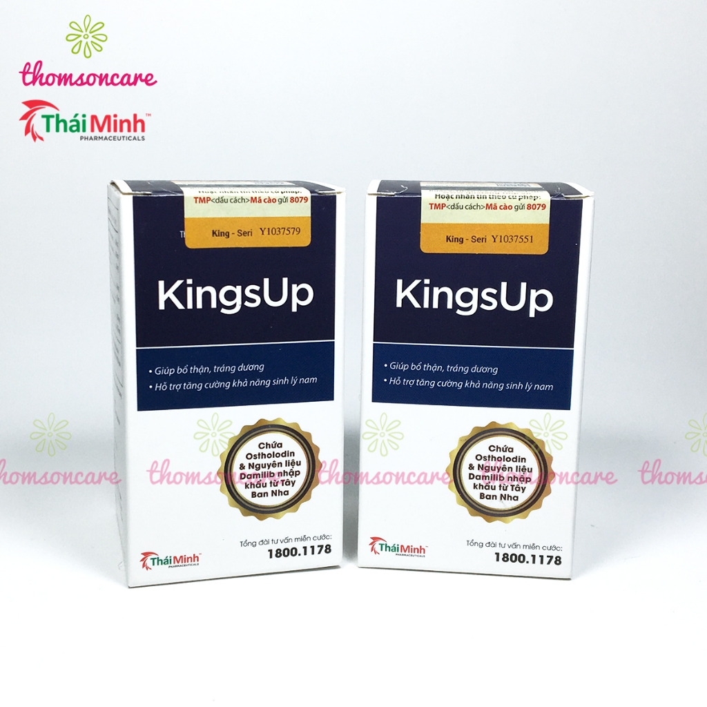 Tăng cường sinh lý nam từ Đông trùng hạ thảo Kingsup, có tem tích điểm Kingup