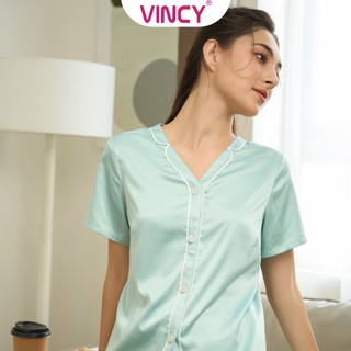 Bộ Đồ Satin Lửng Nữ Vincy BLS030W31