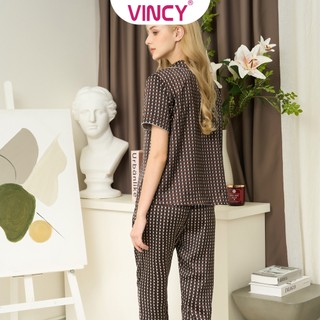 Bộ Đồ Satin Lửng Nữ Vincy BLS010W31