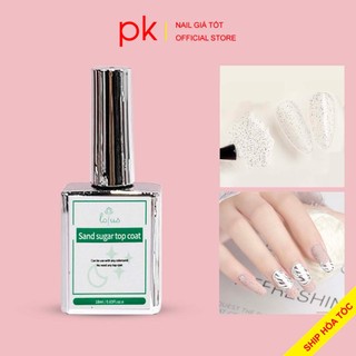 Sơn gel cát, top cát Lotus chai 15ml