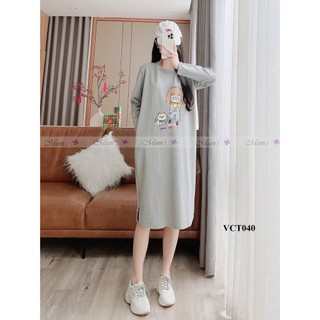 ĐẦM BẦU 🚛FREESHIP🚛 Chất cotton mềm mại, năng động cho mẹ😍Váy bầu thiết kế