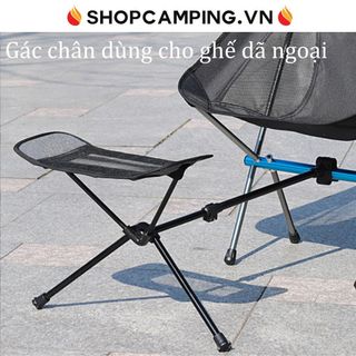Giá gác chân hợp kim nhôm điều chỉnh độ dài tiện lợi, gác chân ghế cắm trại dã ngoại - Camping Vietnam