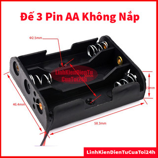 Hộp Đế 1/2/3/4 Pin AA  Pin con thỏ cỡ AA 1,5V
