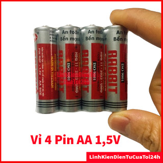 Hộp Đế 1/2/3/4 Pin AA  Pin con thỏ cỡ AA 1,5V