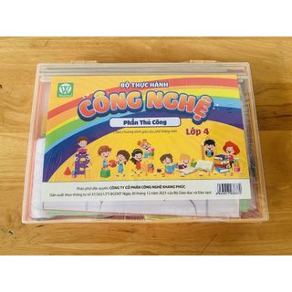 BỘ THỰC HÀNH CÔNG NGHỆ LỚP 4 - PHẦN THỦ CÔNG (KP)
