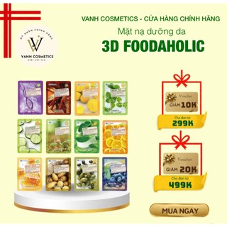 Mặt Nạ Dưỡng Da 3D Foodaholic Natural Essence Mask 23g