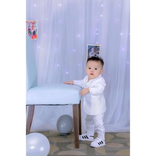 SET VEST TRẮNG CHO CÔNG TỬ NHÍ