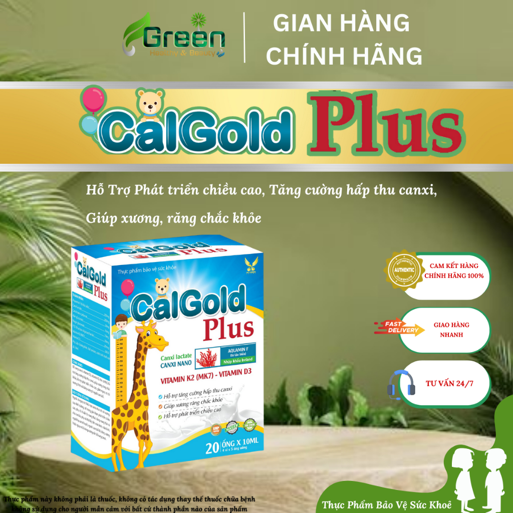 [TPBVSK] CALGOLD PLUS - Bổ Sung Canxi Từ Tảo Biển Đỏ