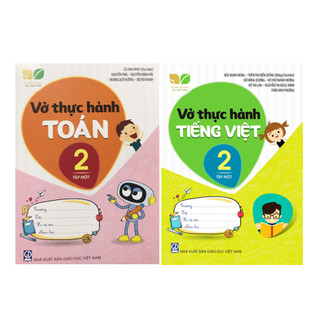 Sách - combo vở thực hành toán + tiếng việt lớp 2 - tập 1
