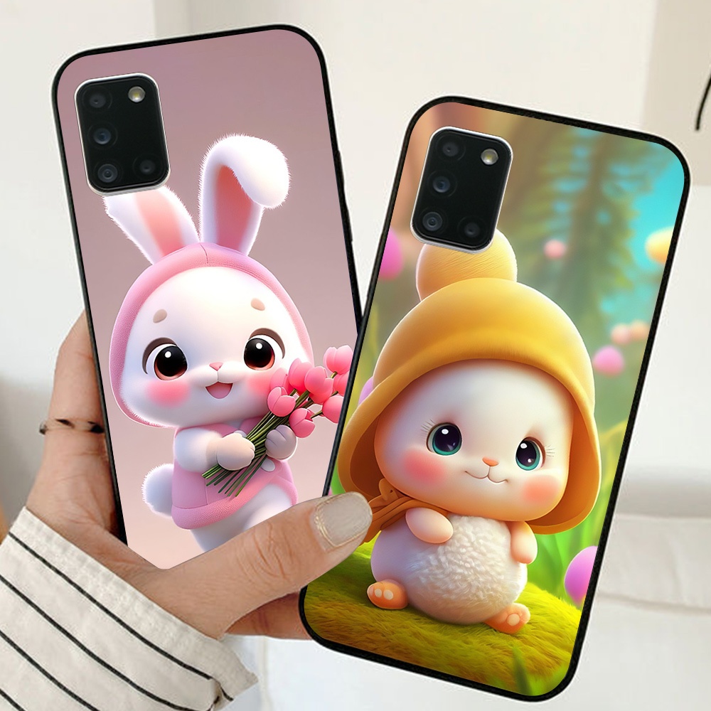 ốp lưng Samsung a31 / a51 / a71 / m51 in hình thỏ dễ thương cute
