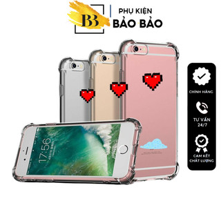 Ốp Silicon Ốp Lưng Chống Sốc Chống Va Đập - Trong Suốt - Không ố màu Dành Cho IPHONE 6---->14promax