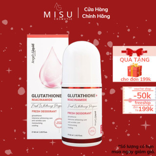 Lăn khử mùi giảm thâm nách, làm trắng da Angel's Liquid Glutathione 60ml