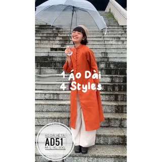 BIGSIZE Áo dài xẻ tà AD51