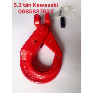 Móc cẩu chốt khóa an toàn 5.3 tấn Kawasaki Nhật tại Máy NTT dùng móc buộc cẩu kéo an toàn hiệu quả