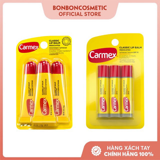 [BILL US] Son Dưỡng CARMEX TUÝP THỎI HŨ Có Chỉ Số Chống Nắng Spf 15 - BONBONCOSMETIC