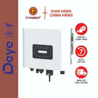  Inverter Deye Hoà  Lưới | Hoà Lưới Bám Tải | 5Kw 1 Pha | PTH GROUP | Bảo Hành 5 Năm 