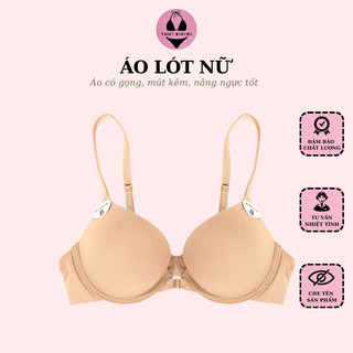 Áo ngực, áo đúc su lót nữ có gọng nâng ngực tạo khe, đệm vừa A23 - Thủy Bikini