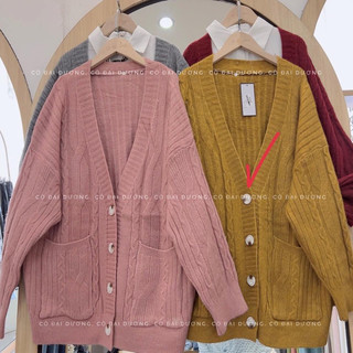 Áo Cadigan Len Basic Sale