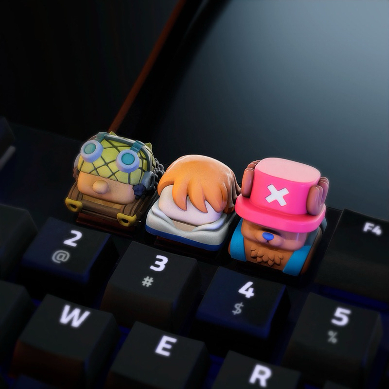 Keycap One Piece ,Keycap Usop,Chopper,Nami