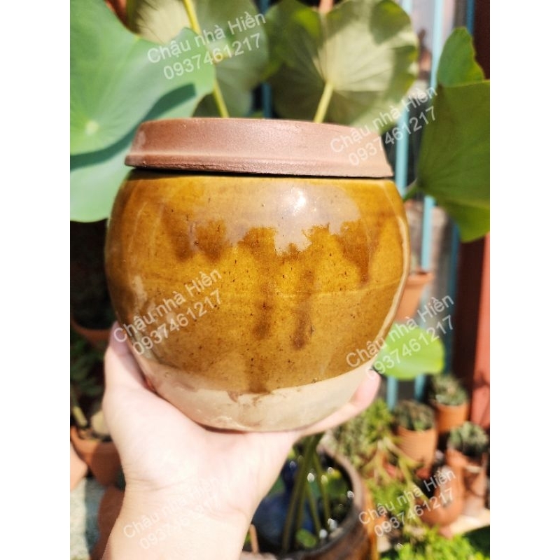 Lu - hũ - khạp nhỏ có nắp đậy dùng đựng nước, đựng muối, v.v...