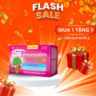 Gs imunostim junior tăng đề kháng, giảm viêm đường hô hấp trên hộp 20 viên