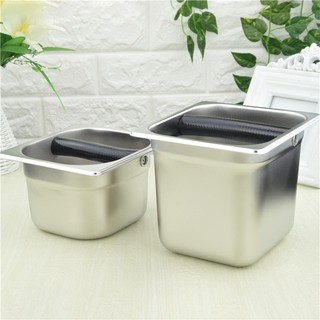 Khay đập bã cà phê - hộp đập bã cà phê - coffee knock box kích thước cao 10~15cm