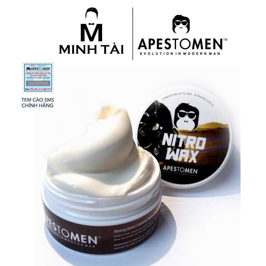 Sáp Vuốt Tóc Apestomen Nitro Wax 80g