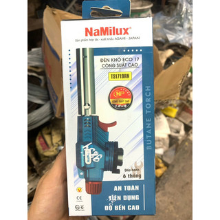 Đầu khò gas namilux 1719rn đánh lửa tự động chính hãng, đèn khoc gas mini
