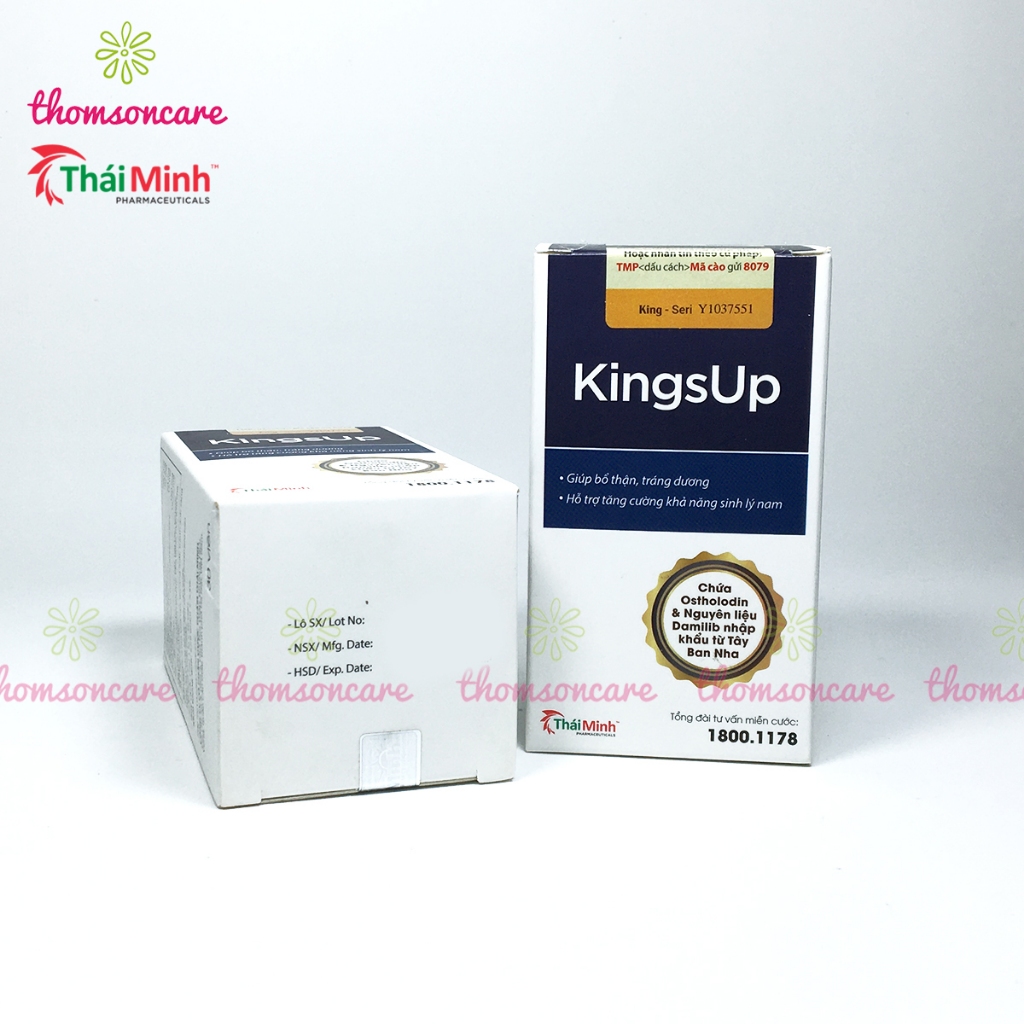 Tăng cường sinh lý nam từ Đông trùng hạ thảo Kingsup, có tem tích điểm Kingup