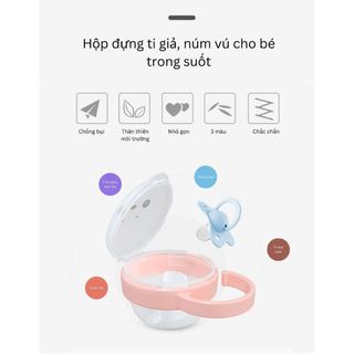 Hộp đựng ti cho bé có móc treo