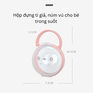 Hộp đựng ti cho bé có móc treo