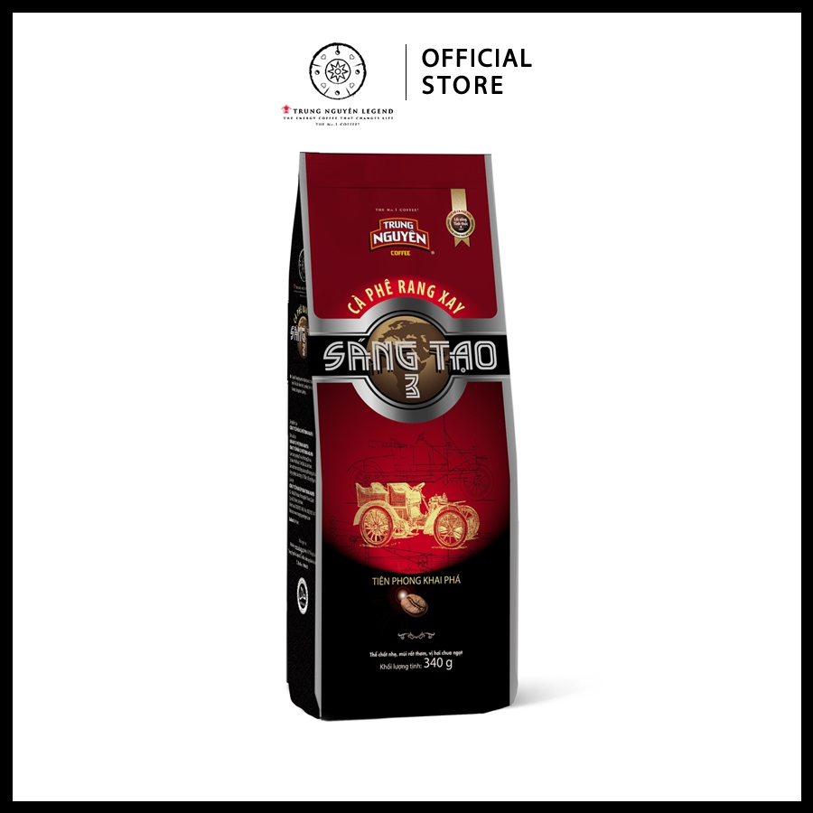 Trung Nguyên Legend - Cà phê rang xay Sáng tạo 3 -  Bịch 340gr