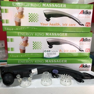 Máy massage cá heo cầm tay 3 đầu Akiko A-2007 dùng cho lưng, vai, gáy