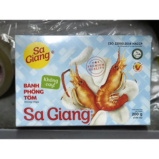 Bánh Phồng Tôm 10% Sa Giang Hộp 200g