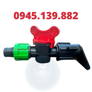 Van khóa gài khởi thủy nhỏ giọt 16mm cho dây mềm