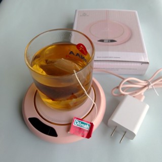 Đế giữ ấm, hâm nóng cốc, ly trà, sữa, cafe..Cấp kèm Củ sạc USB 5V, 2A.