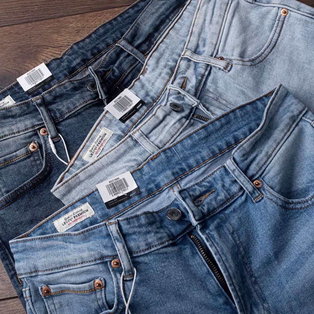 Quần Jean Dài Nam Levy’s - Chất Jean co dãn, chất jean dày dặn, dáng slim fit, tôn dáng, thoải mái trong từng hoạt động