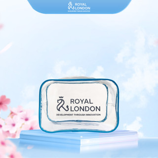 Túi đựng mỹ phẩm trong suốt Royal London