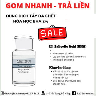 Tẩy da chết hóa học B.H.A 2%
