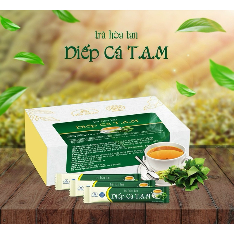 Trà hoà tan Diếp Cá T.A.M 120g