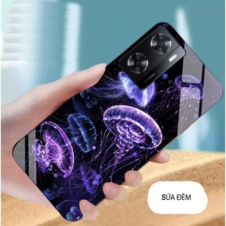 Ốp Lưng OPPO A76, A96, A57 2022, A77S Mặt kính tráng gương, thiết kế đẹp