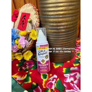 Xịt mũi cho bé từ sơ sinh little remedies mỹ