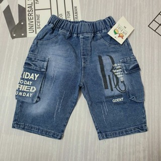 JEANS BÉ TRAI {15-25kg} Quần ngố bò bé trai size nhí